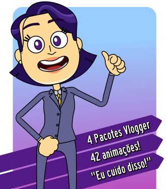 Mascote animada Betty