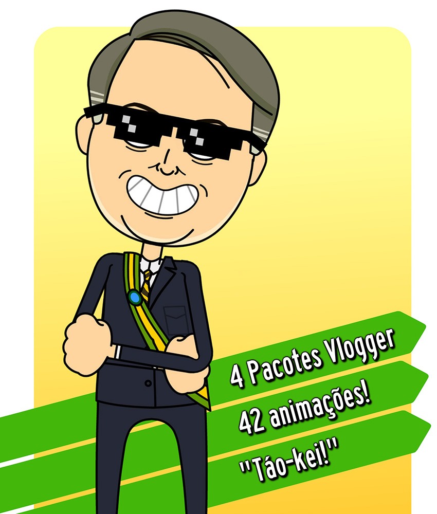 Billsonaro - Personagem Animado (pronto para usar)