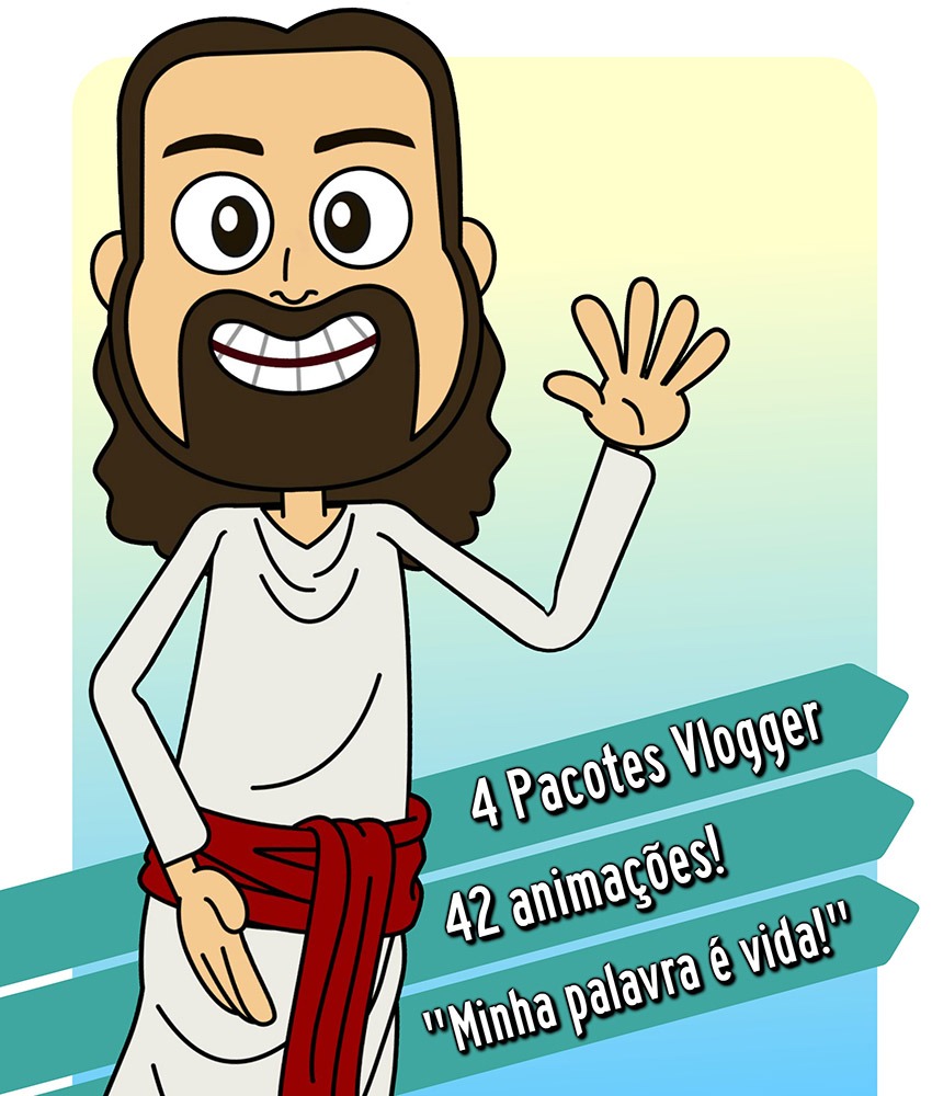 Jesus - Personagem Animado (pronto para usar)