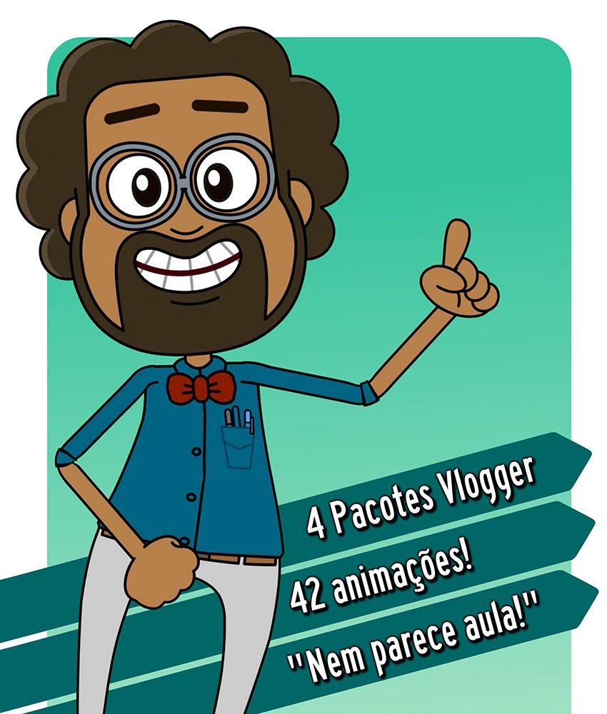 Professor Phillip - Personagem Animado (pronto para usar)