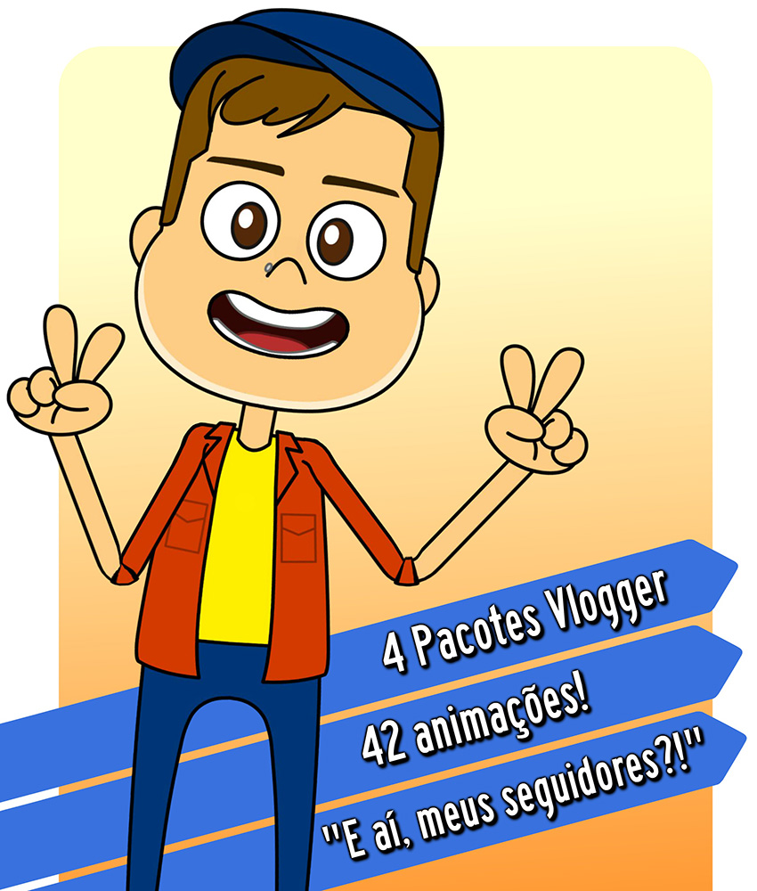 Yuri Jovem - Personagem Animado pronto para usar