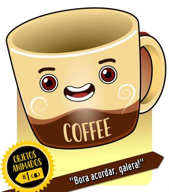Caneca de Café - Objeto Animado (pronto para usar)