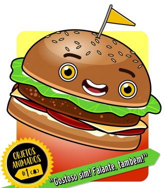 Hamburguer - Objeto Animado (pronto para usar)