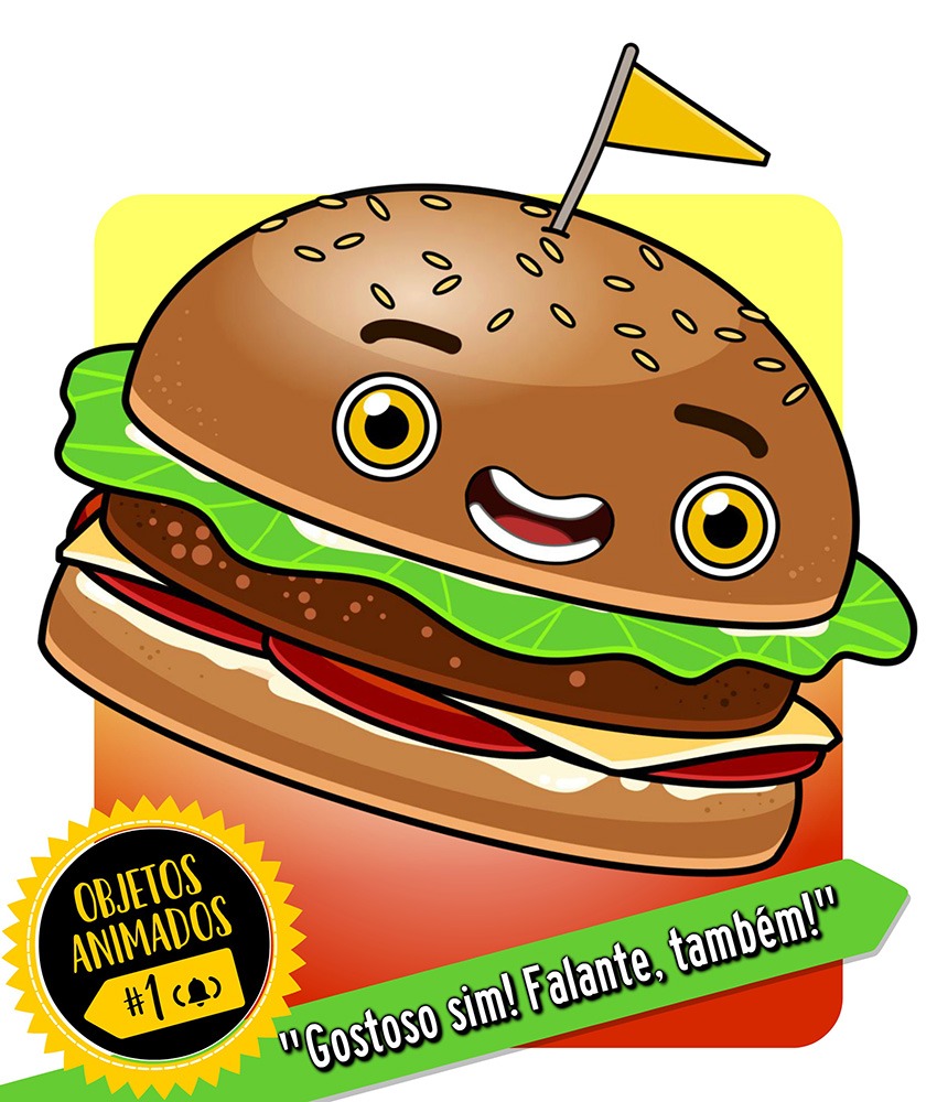 Hamburguer - Objeto Animado (pronto para usar)